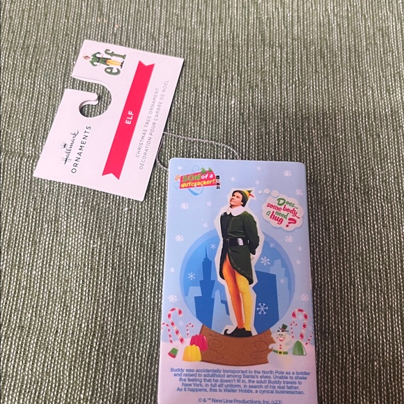 NEW Hallmark Buddy the Elf book Christmas tree ornament plastic
L - Picture 2 of 2
